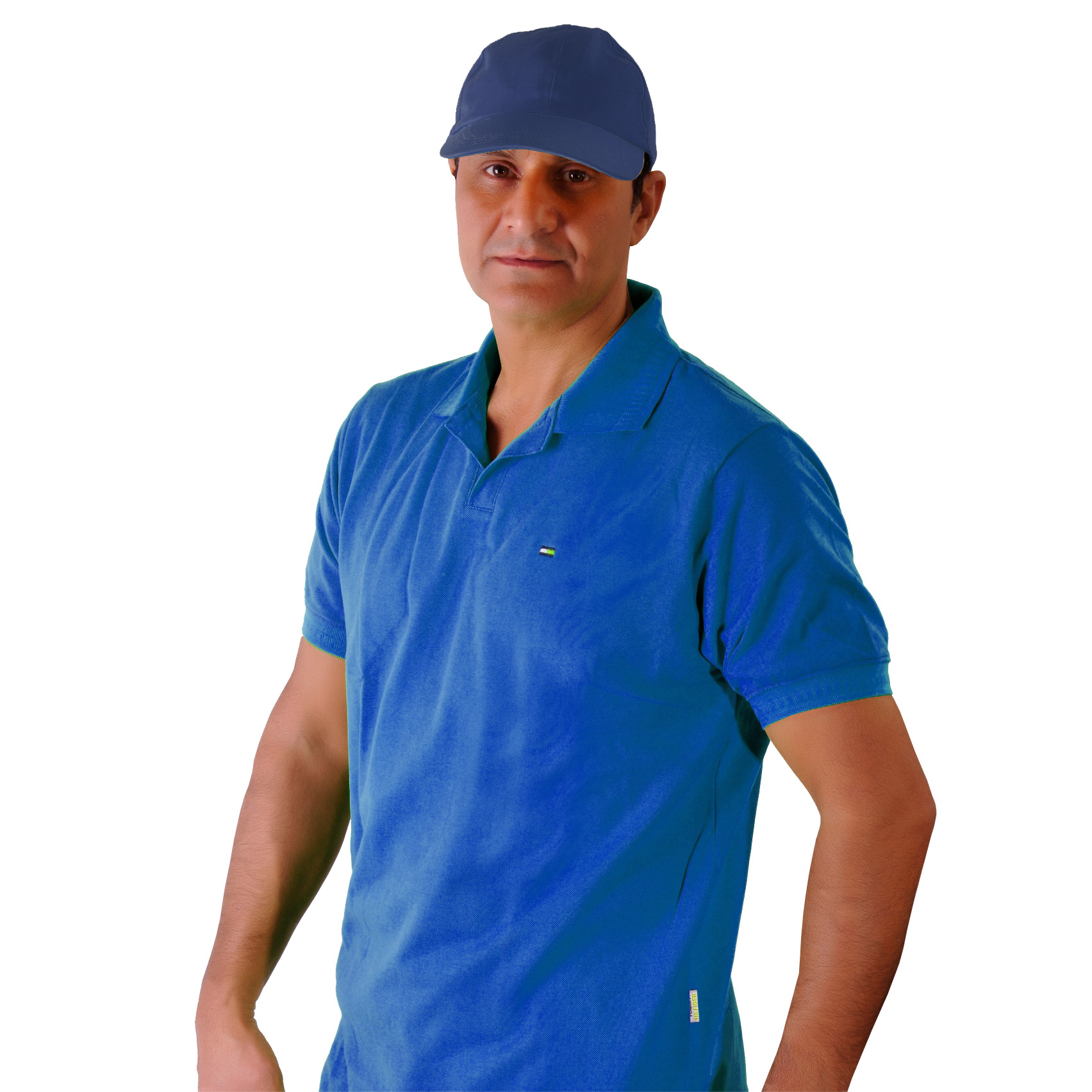 تی شرت آبی سیر [سایز:S رنگ:آبی سیر ]